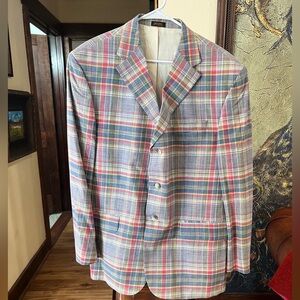 Irvine Park Vibrant Plaid Blazer for Men